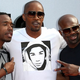 Jamie Foxx with guests, wearing his Trayvon Martin T-shirt at the BET Awards. (Frederick M. Brown/Getty Images)